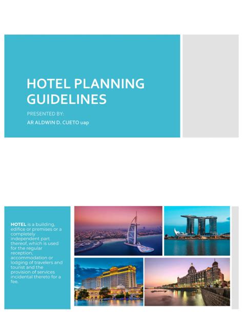 hotel-casino site standard - Hotel Planning Guidelines .